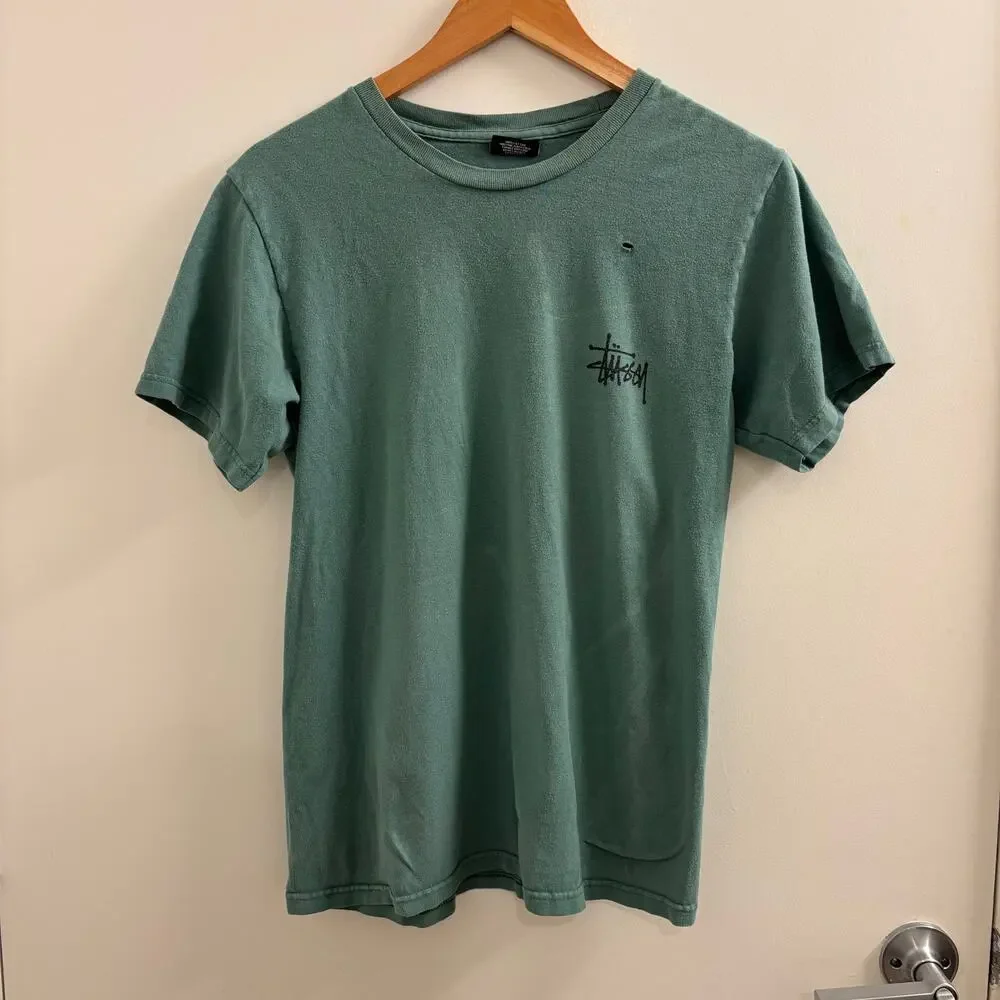 Green Stussy Tee